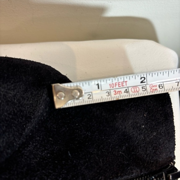 JOHN FLUEVOG Sz 9.5 Ankle Booties Suede Stacked Heel Zipper Closure Boots - Picture 6 of 12